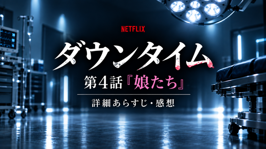 ダウンタイム第4話萌乃はなぜ整形したい？父親と凜の決断｜ネタバレ感想｜記事のアイキャッチ