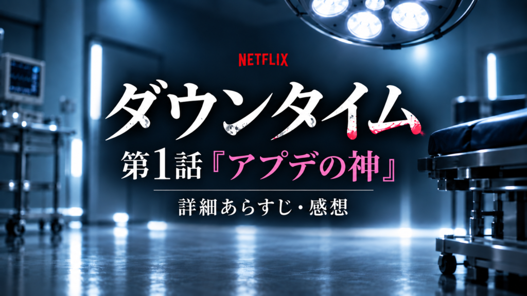 ダウンタイム1話あらすじ・ネタバレ感想｜かなぶんの死と文の転身｜記事のアイキャッチ